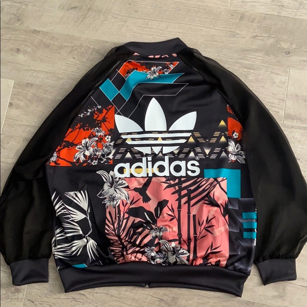Adidas Floral Track Jacket